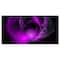 Designart - Purple Fractal Galactic Nebula - Abstract Wall Art Canvas